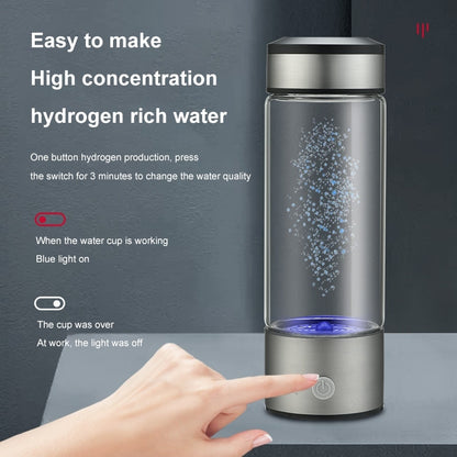 Hydrogen water ionizer bottle